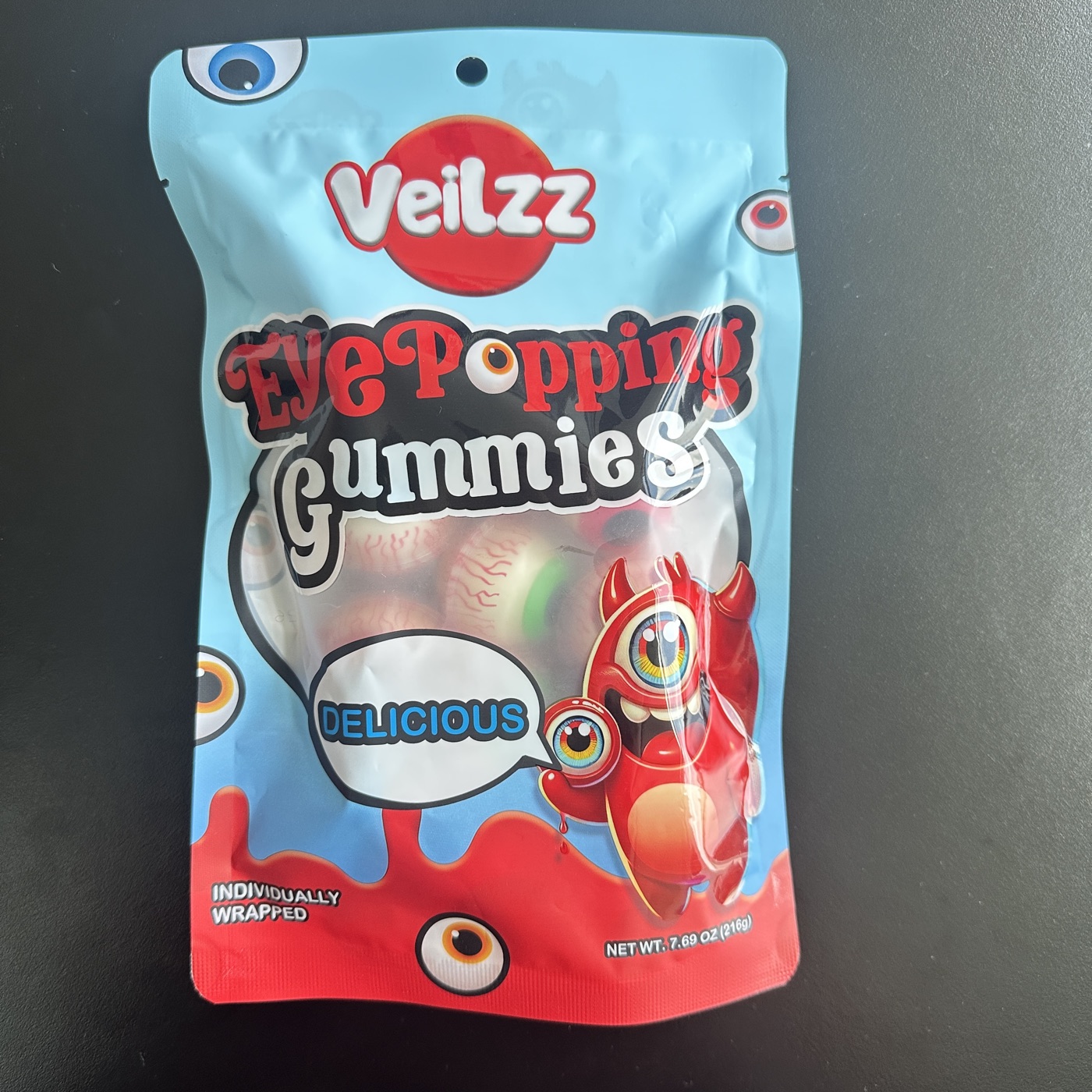 Eye popping novelty gummies Halloween candy